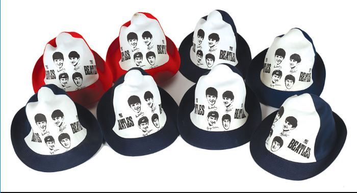 The Beatles Yellow Submarine Official Snapback Cap - Adjustable Sand & Black Baseball Hat