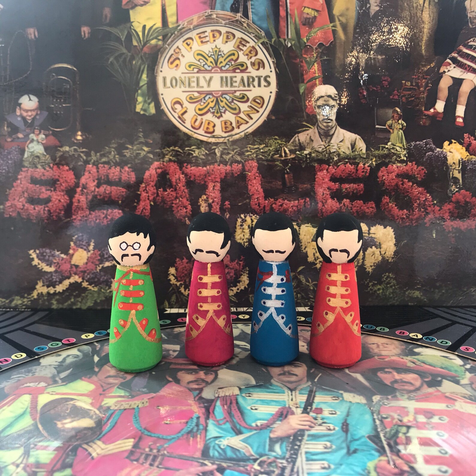 The Beatles Peg Dolls - The Beatles Bookstore